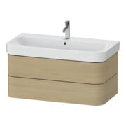 Duravit Meuble sous lavabo Happy D.2 Plus 97,5x49cm, chêne méditerranéen, 2 tiroirs-1