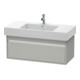 Duravit Meuble sous lavabo Ketho 100x45,5 cm, béton gris, 1 tiroir, suspendu-1