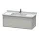 Duravit Meuble sous-lavabo Ketho 100x45,5 cm, béton gris, 1 tiroir, suspendu-1