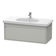 Duravit Meuble sous-lavabo Ketho 100x45,5 cm, béton gris, 1 tiroir, suspendu-1