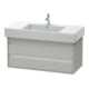 Duravit Meuble sous lavabo Ketho 100x45,5 cm, béton gris, 2 tiroirs, suspendu-1