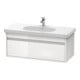 Duravit Meuble sous-lavabo Ketho 100x45,5 cm, blanc brillant, 1 tiroir, suspendu-1