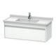 Duravit Meuble sous-lavabo Ketho 100x45,5 cm, blanc mat, 1 tiroir, suspendu-1
