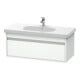 Duravit Meuble sous-lavabo Ketho 100x45,5 cm, blanc mat, 1 tiroir, suspendu-1