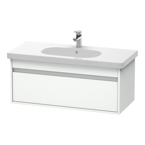 Duravit Meuble sous-lavabo Ketho 100x45,5 cm, blanc mat, 1 tiroir, suspendu