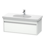 Duravit Meuble sous-lavabo Ketho 100x45,5 cm, blanc mat, 1 tiroir, suspendu