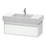 Duravit Meuble sous-lavabo Ketho 100x45,5 cm, blanc mat, 1 tiroir, suspendu