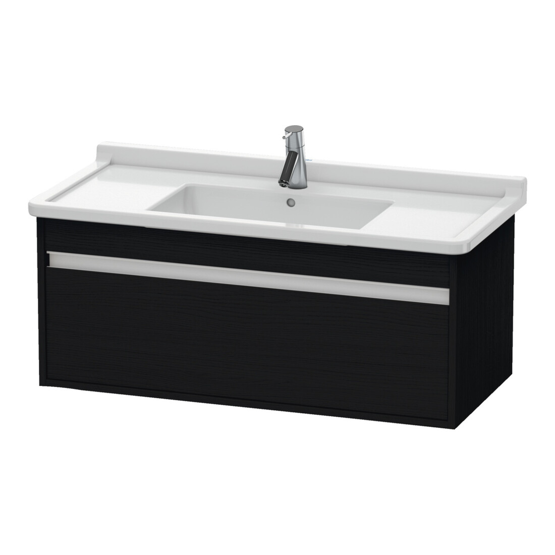 Duravit Meuble sous-lavabo Ketho 100x45,5 cm, blanc œuf, 1 tiroir, suspendu