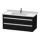 Duravit Meuble sous-lavabo Ketho 100x45,5 cm, blanc œuf, 2 tiroirs, suspendu-1