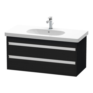 Duravit Meuble sous lavabo Ketho 100x45,5 cm, blanc œuf, 2 tiroirs, suspendu