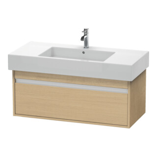 Duravit Meuble sous-lavabo Ketho 100x45,5 cm, chêne œuf, 1 tiroir, suspendu