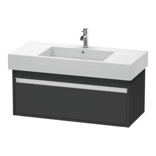 Duravit Meuble sous lavabo Ketho 100x45,5 cm, graph ma, 1 tiroir, suspendu