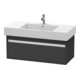 Duravit Meuble sous lavabo Ketho 100x45,5 cm, graph ma, 1 tiroir, suspendu-1