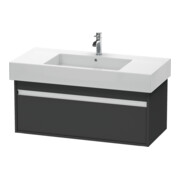 Duravit Meuble sous lavabo Ketho 100x45,5 cm, graph ma, 1 tiroir, suspendu