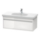 Duravit Meuble sous-lavabo Ketho 100x45,5 cm, graphite mat, 1 tiroir, suspendu
