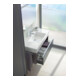 Duravit Meuble sous-lavabo Ketho 100x45,5 cm, graphite mat, 2 tiroirs, suspendu-2
