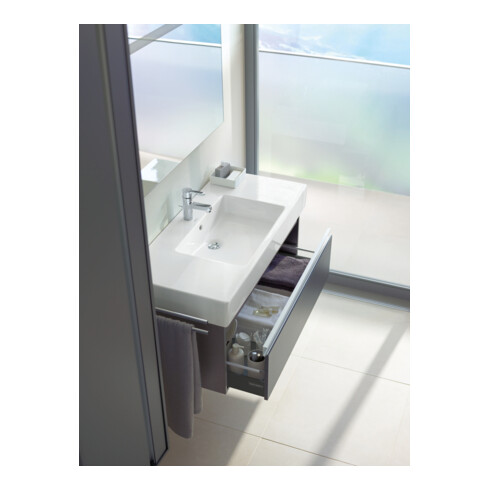 Duravit Meuble sous-lavabo Ketho 100x45,5 cm, graphite mat, 2 tiroirs, suspendu