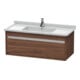 Duravit Meuble sous-lavabo Ketho 100x45,5 cm, noyer foncé, 1 tiroir, suspendu-1