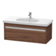 Duravit Meuble sous lavabo Ketho 100x45,5 cm, noyer foncé, 1 tiroir, suspendu-1