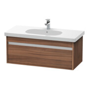 Duravit Meuble sous-lavabo Ketho 100x45,5 cm, noyer naturel, 1 tiroir, suspendu