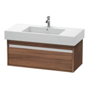 Duravit Meuble sous lavabo Ketho 100x45,5 cm, noyer naturel, 1 tiroir, suspendu