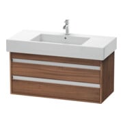 Duravit Meuble sous-lavabo Ketho 100x45,5 cm, noyer naturel, 2 tiroirs, suspendu-1