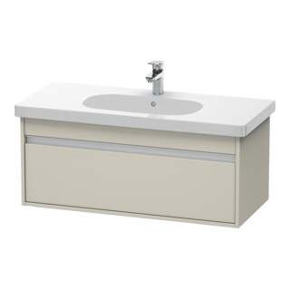 Duravit Meuble sous lavabo Ketho 100x45,5 cm, taupe, 1 tiroir, suspendu