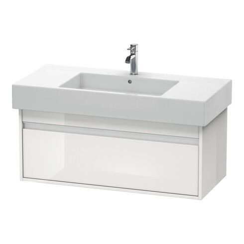 Duravit Meuble sous lavabo Ketho 100x45,5 cm, taupe, 1 tiroir, suspendu