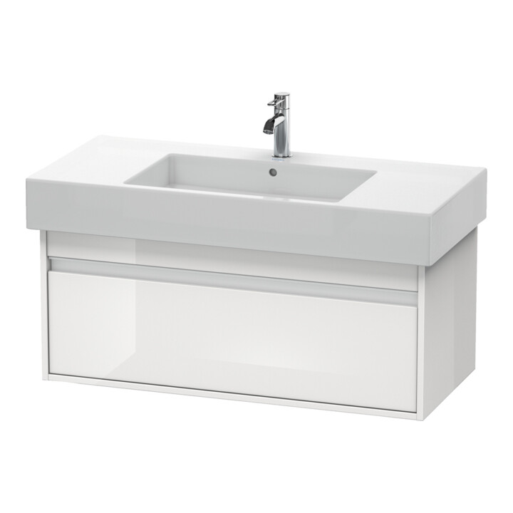 Duravit Meuble sous lavabo Ketho 100x45,5 cm, taupe, 1 tiroir, suspendu