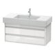 Duravit Meuble sous-lavabo Ketho 100x45,5 cm, Taupe, 2 tiroirs, suspendu-2