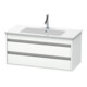Duravit Meuble sous-lavabo Ketho 100x47,5 cm, blanc mat, 2 tiroirs, suspendu-1