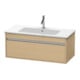 Duravit Meuble sous-lavabo Ketho 100x47,5 cm, blanc œuf, 1 tiroir, suspendu-1