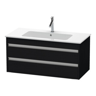 Duravit Meuble sous-lavabo Ketho 100x47,5 cm, blanc œuf, 2 tiroirs, suspendu