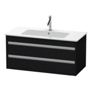 Duravit Meuble sous-lavabo Ketho 100x47,5 cm, blanc œuf, 2 tiroirs, suspendu