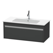 Duravit Meuble sous-lavabo Ketho 100x47,5 cm, graphite mat, 1 tiroir, suspendu