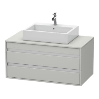 Duravit Meuble sous lavabo Ketho 100x55 cm, bg m, f AWT milieu, 2 tiroirs