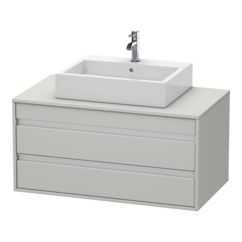 Duravit Meuble sous lavabo Ketho 100x55 cm, bg m, f AWT milieu, 2 tiroirs