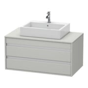 Duravit Meuble sous lavabo Ketho 100x55 cm, bg m, f AWT milieu, 2 tiroirs-1