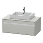 Duravit Meuble sous lavabo Ketho 100x55 cm, blanc mat, 1 tiroir, suspendu