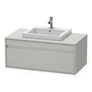 Duravit Meuble sous-lavabo Ketho 100x55 cm, blanc mat, 1 tiroir, suspendu