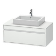 Duravit Meuble sous-lavabo Ketho 100x55 cm, blanc mat, 1 tiroir, suspendu