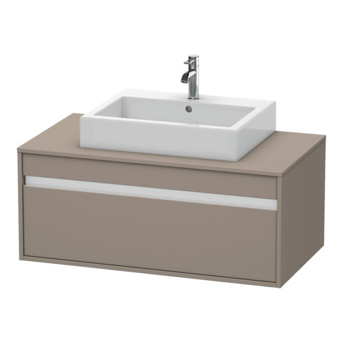 Duravit Meuble sous-lavabo Ketho 100x55 cm, blanc mat, 1 tiroir, suspendu