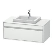 Duravit Meuble sous lavabo Ketho 100x55 cm, blanc mat, 1 tiroir, suspendu