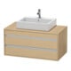 Duravit Meuble sous-lavabo Ketho 100x55 cm, E N, f AWT milieu, 2 tiroirs-1