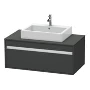 Duravit Meuble sous-lavabo Ketho 100x55 cm, gris mat, avec AWT, 1 tiroir, suspendu-1