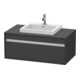 Duravit Meuble sous lavabo Ketho 100x55 cm, gris mat, f EWT m, 1 tiroir, suspendu-1