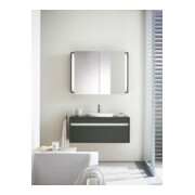 Duravit Meuble sous lavabo Ketho 100x55 cm, gris mat, f EWT m, 1 tiroir, suspendu-4
