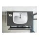 Duravit Meuble sous lavabo Ketho 100x55 cm, gris mat, f EWT m, 1 tiroir, suspendu