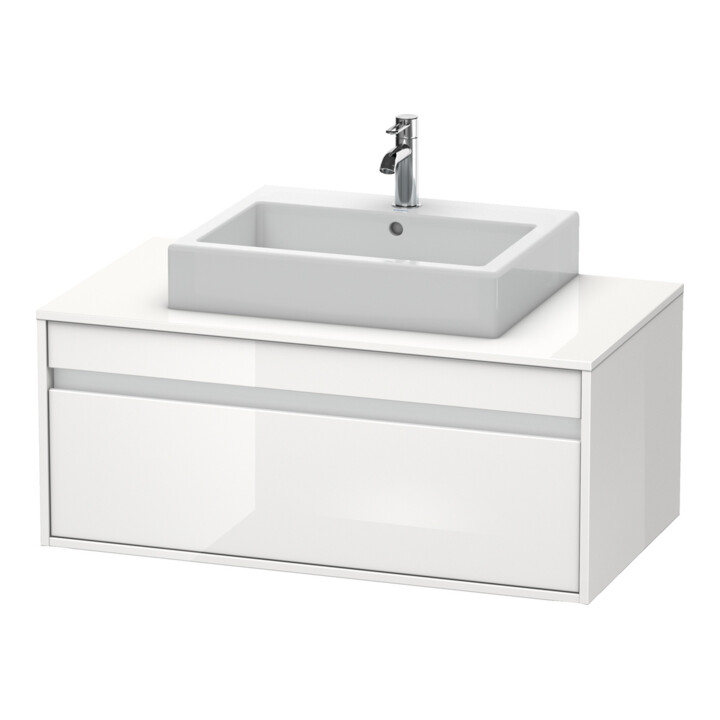 Duravit Meuble sous-lavabo Ketho 100x55 cm, H, pour AWT milieu, 1 tiroir, suspendu