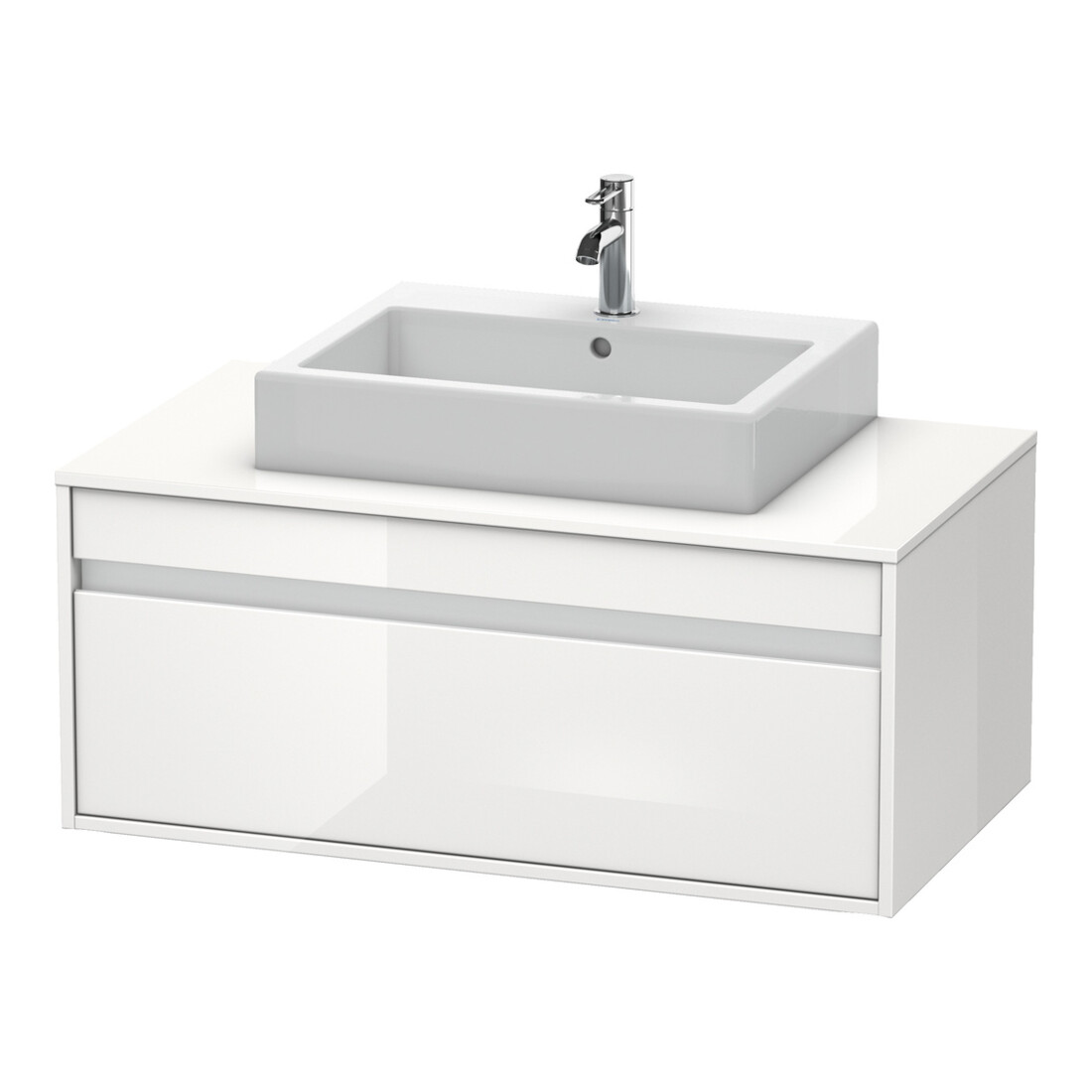 Duravit Meuble sous-lavabo Ketho 100x55 cm, H, pour AWT milieu, 1 tiroir, suspendu